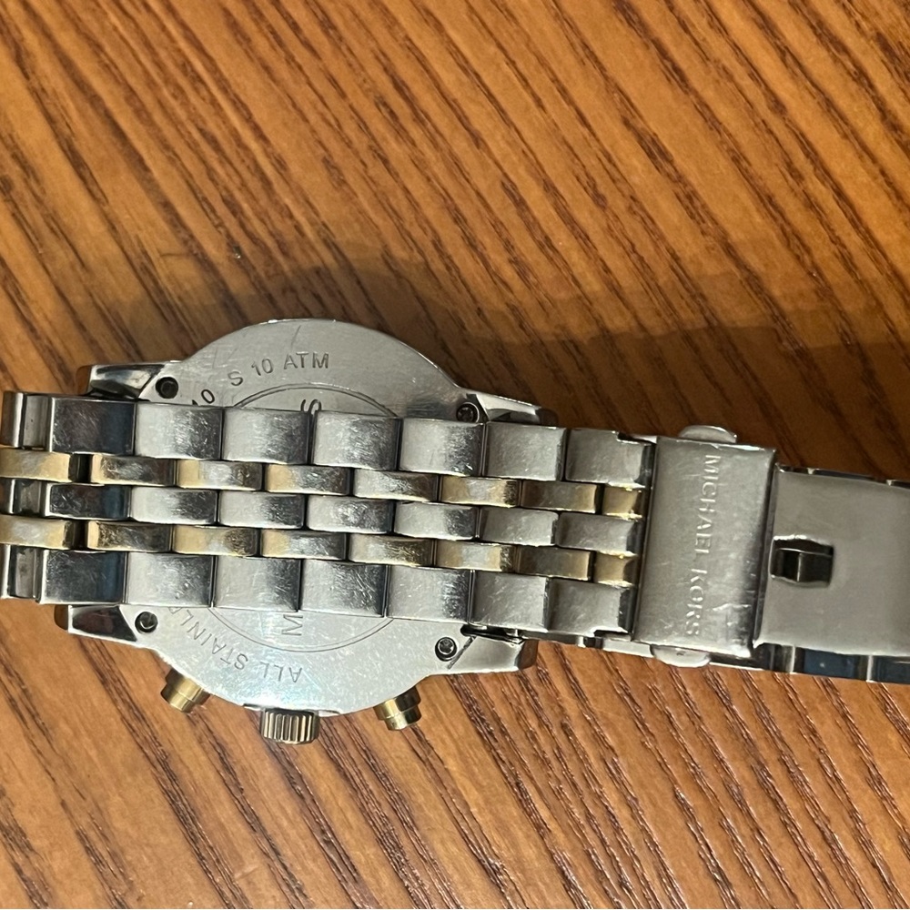 Michael Korea Two-Tone Bracelet Watch